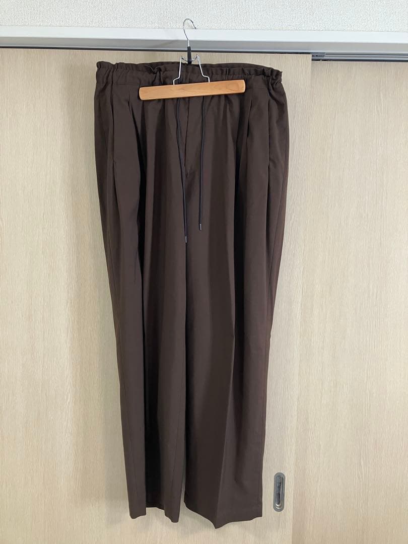 minority MBワイドスラックス(ドウギ入門) L ブラウン