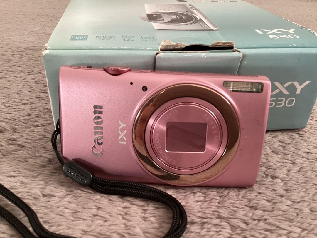 Canon IXY 630 ピンク　デジカメ　中古　作動確認済み