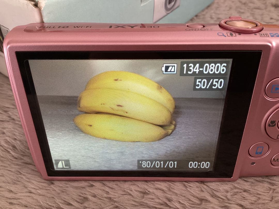 Canon IXY 630 ピンク　デジカメ　中古　作動確認済み