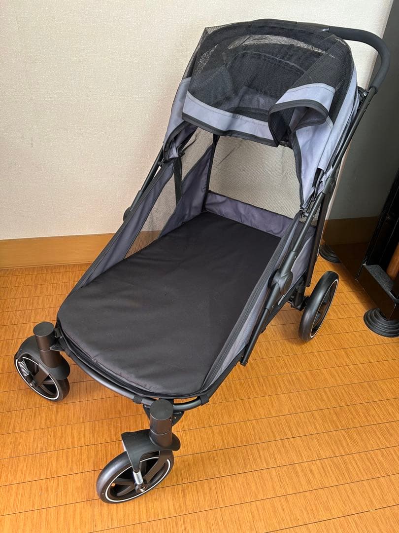グレー ペットカート 大型犬サイズ