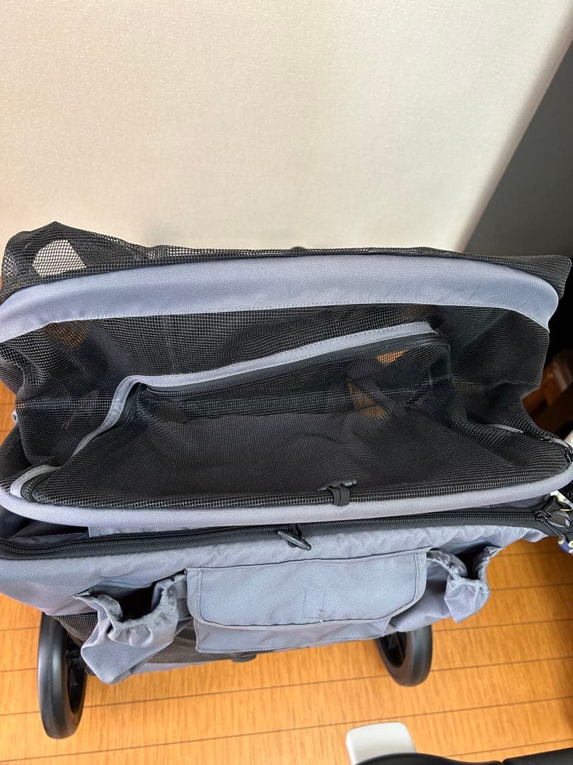 グレー ペットカート 大型犬サイズ