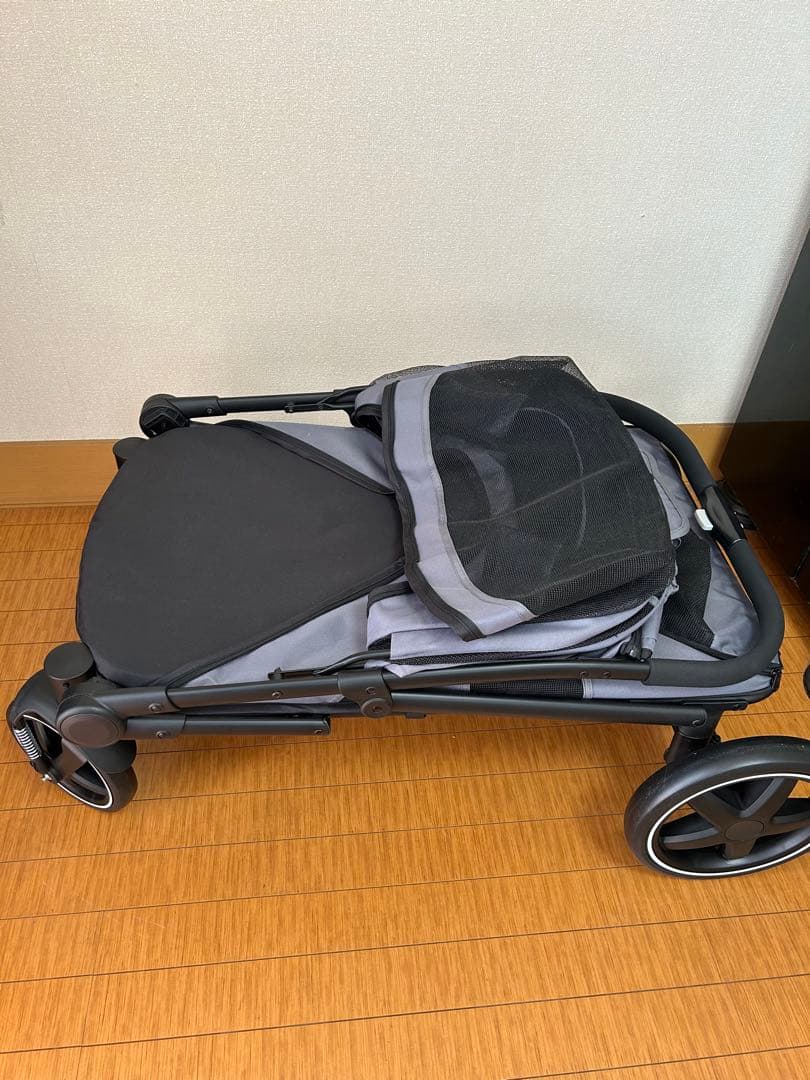 グレー ペットカート 大型犬サイズ