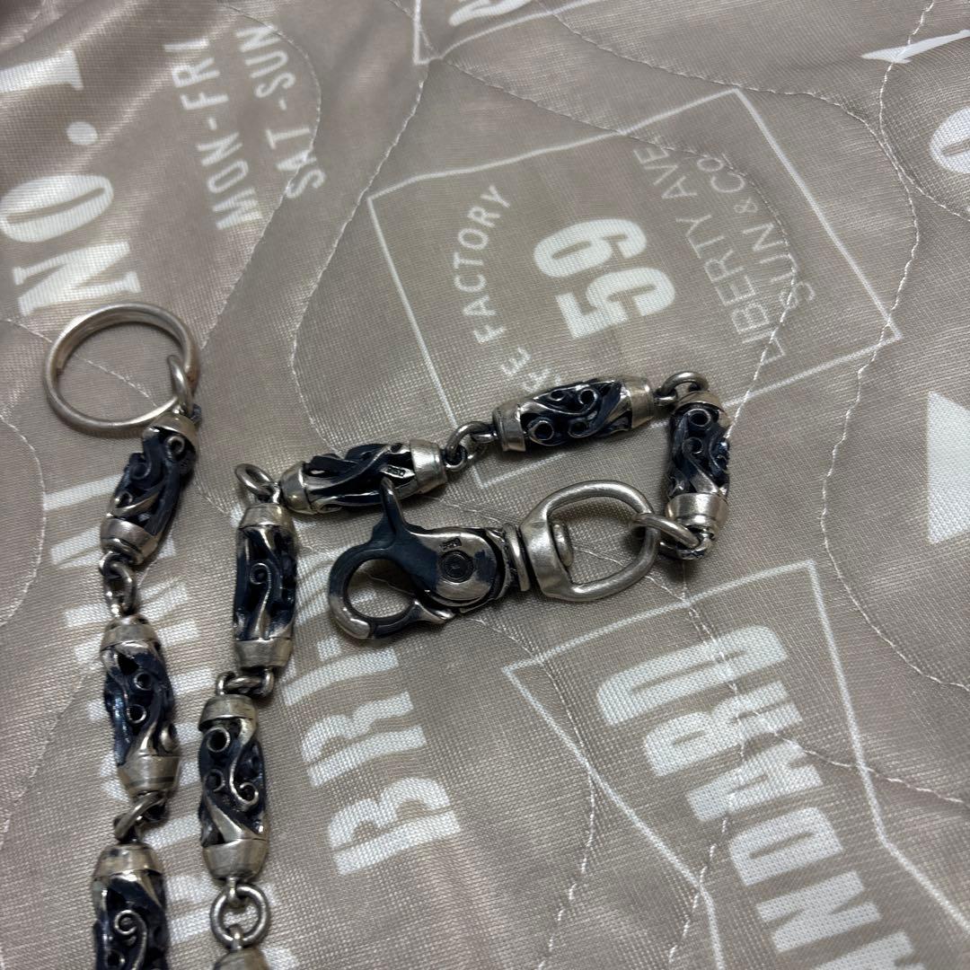 ウォレットチェーン シルバー950 ヴィンテージ