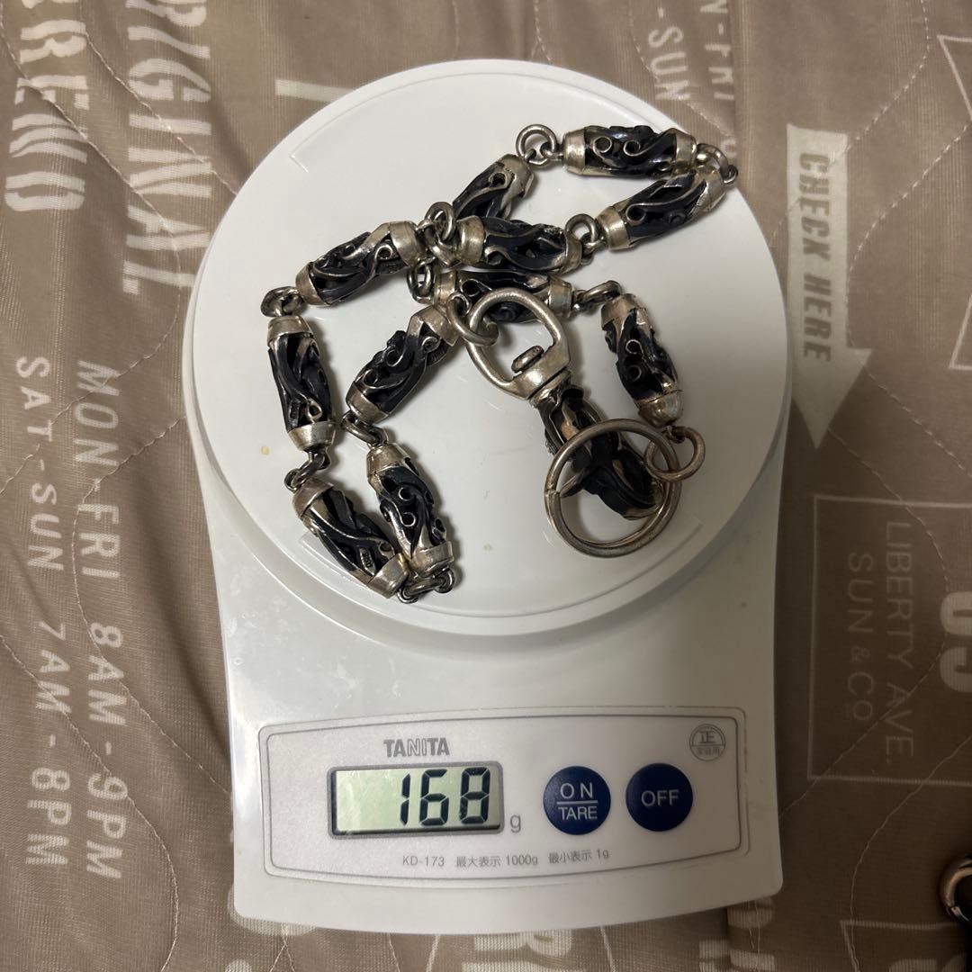 ウォレットチェーン シルバー950 ヴィンテージ