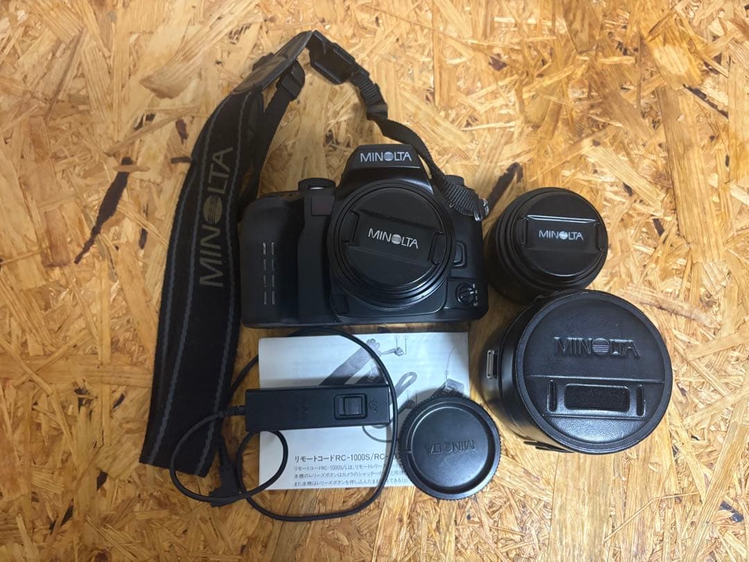 MINOLTA α-7 フィルム一眼レフカメラ 【レンズ2本 作例あり】