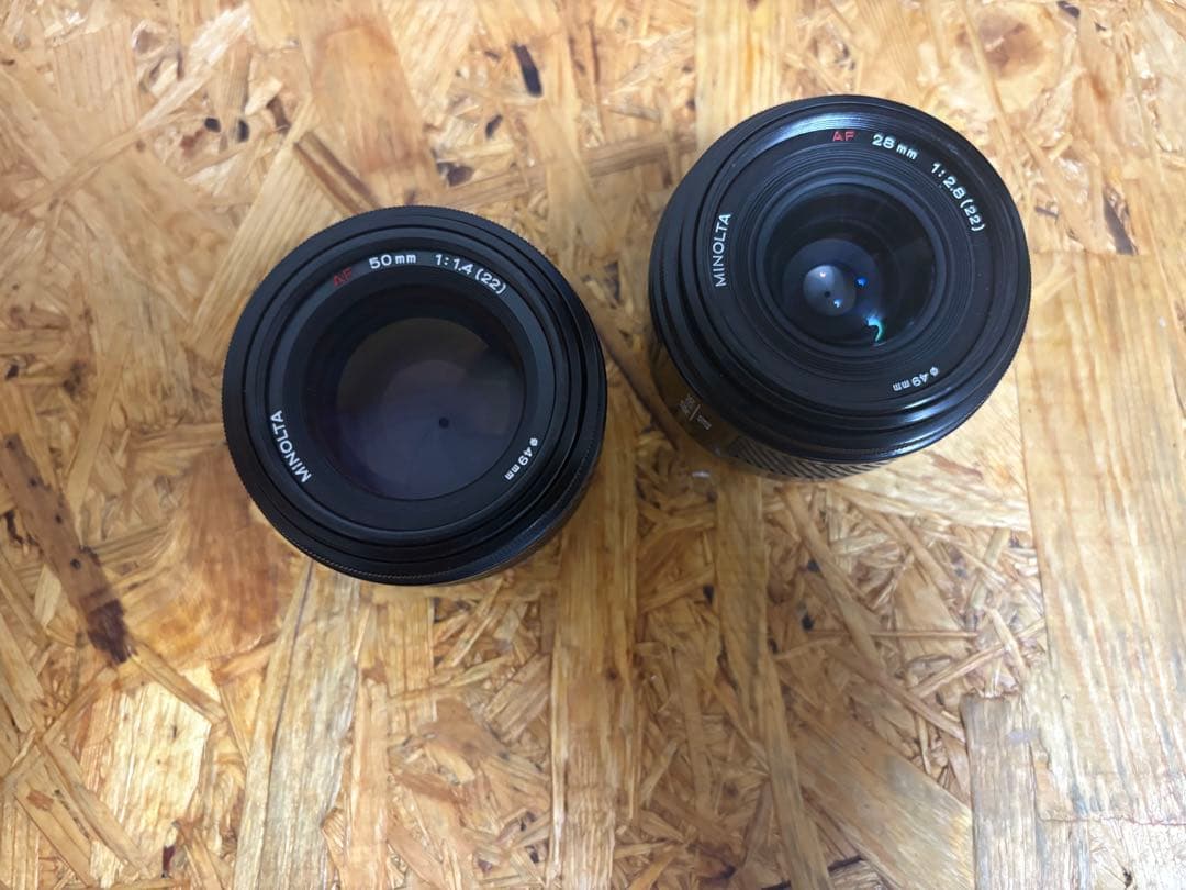 MINOLTA α-7 フィルム一眼レフカメラ 【レンズ2本 作例あり】