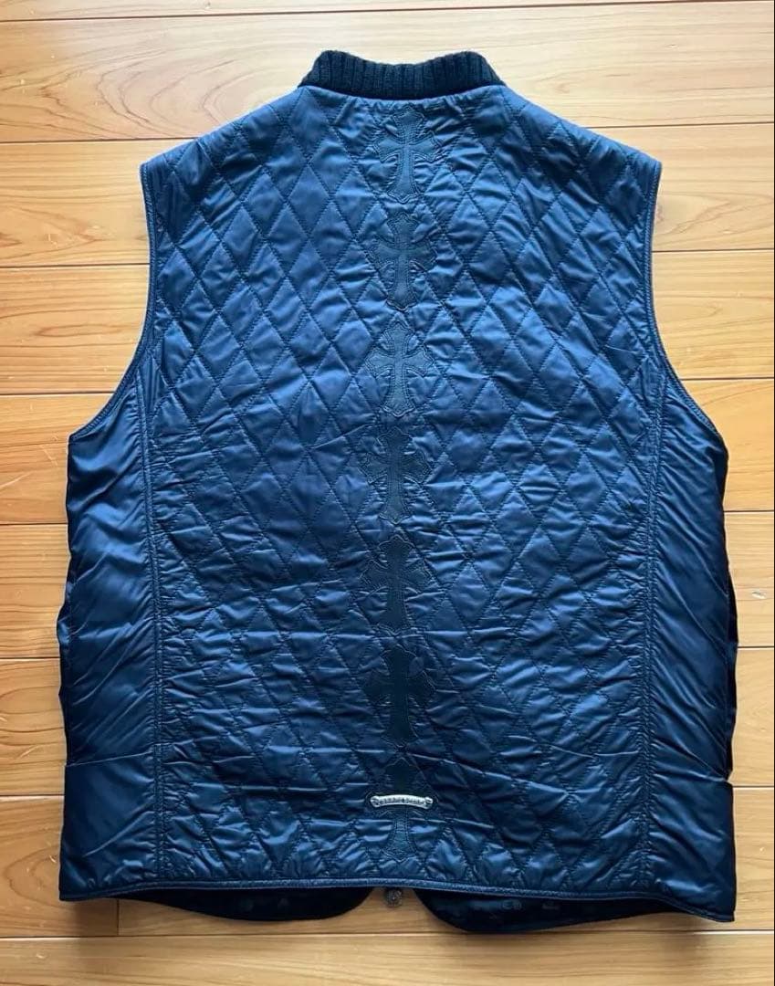 クロムハーツ PAPA キルティングナイロンベスト chrome hearts