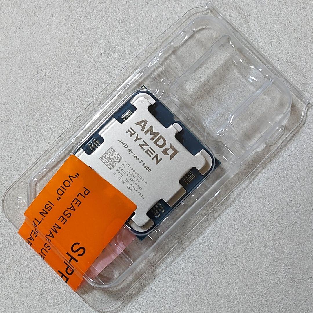 新品未開封☆AMD Ryzen 5 9600 Socket AM5 2個セット