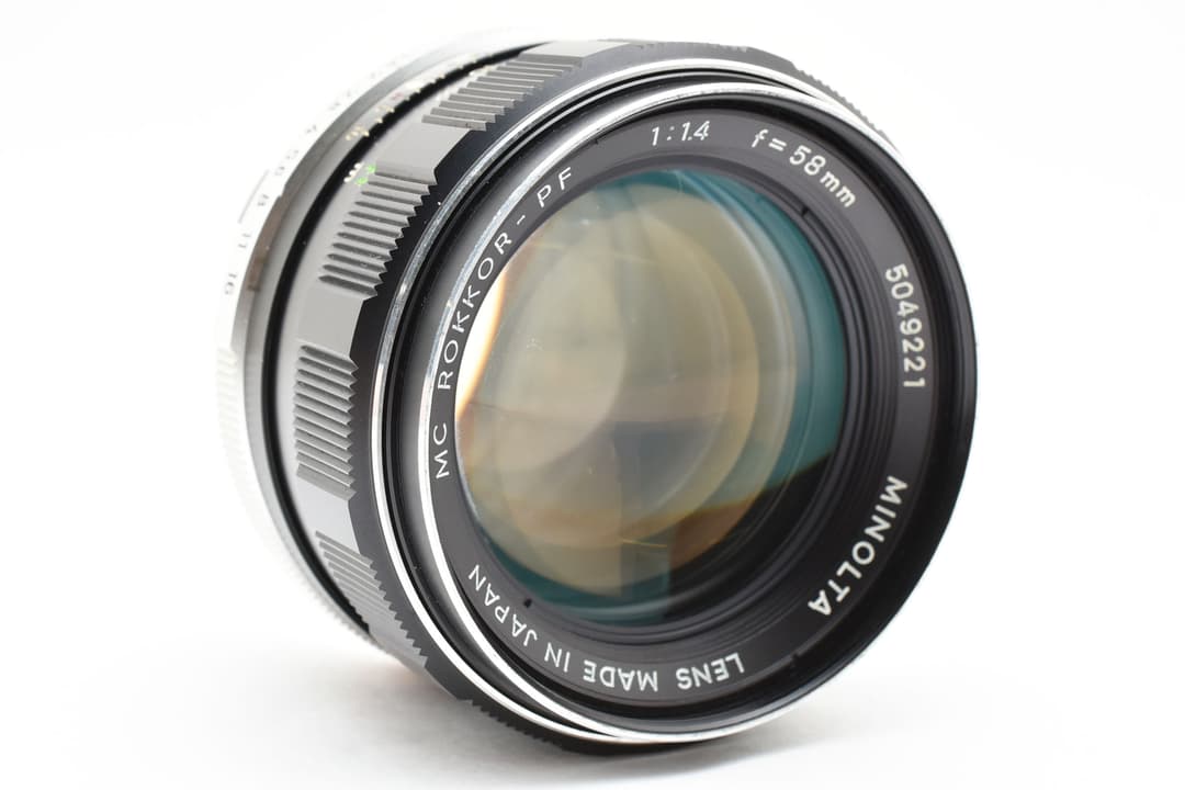 美品 Minolta MC ROKKOR PF 58mm F1.4 #9271