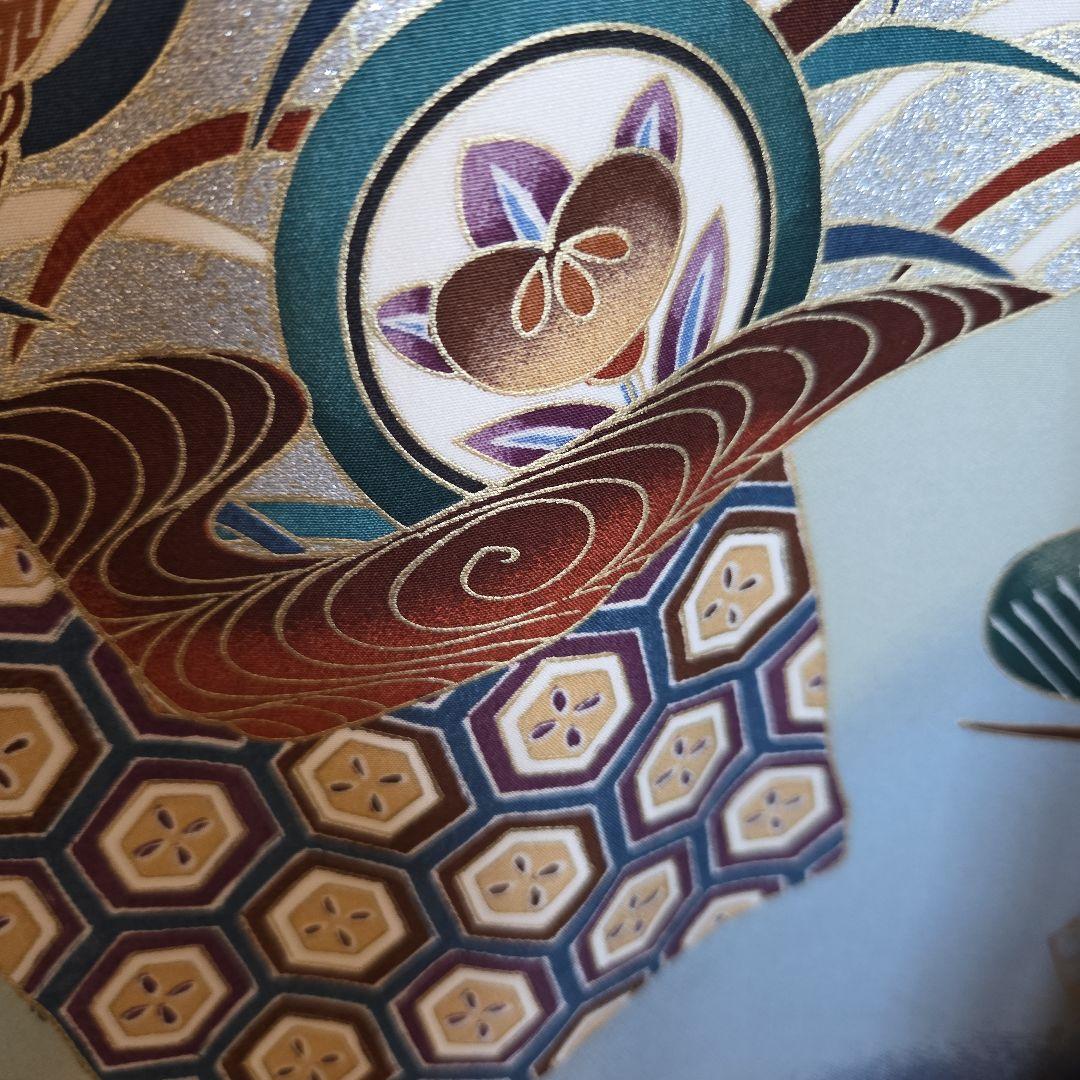 No43. 正絹　男の子お祝い着物　産着　七五三