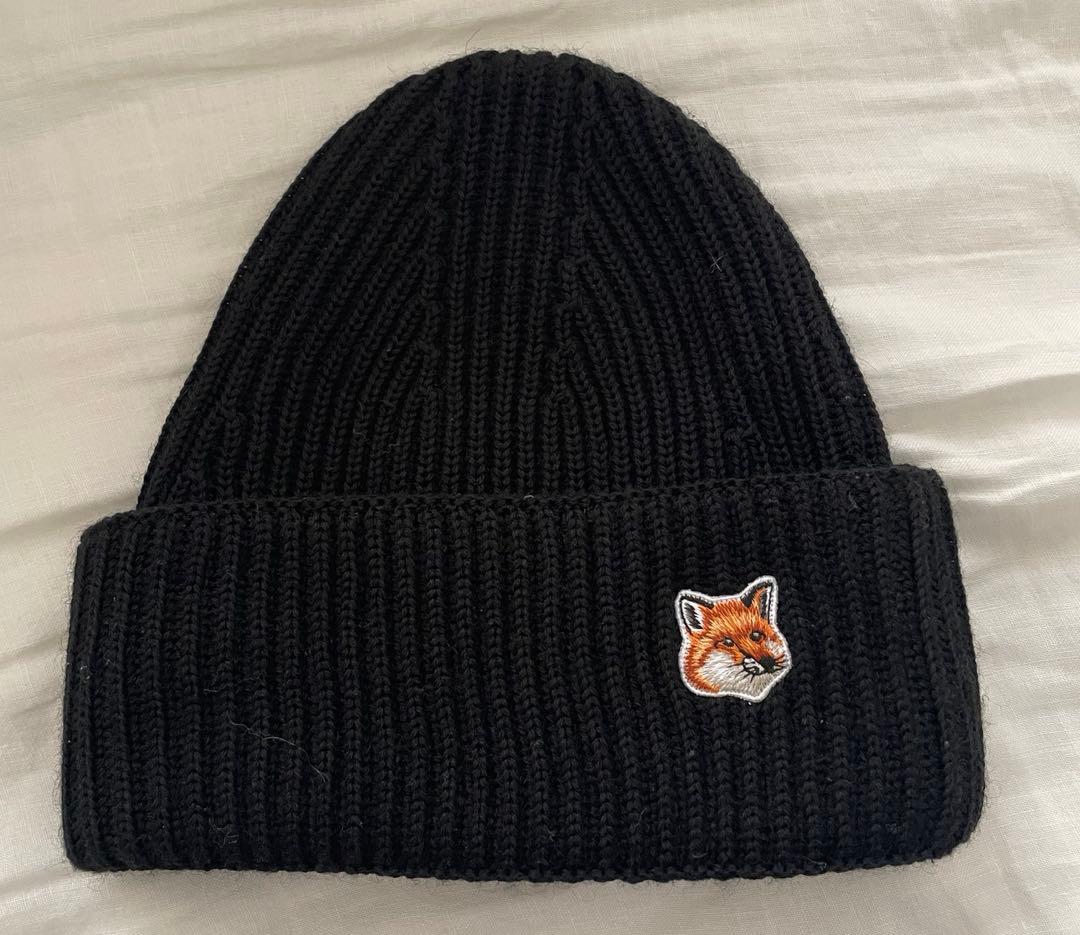 MAISON KITSUNÉ ブラックフォックスヘッドビーニー