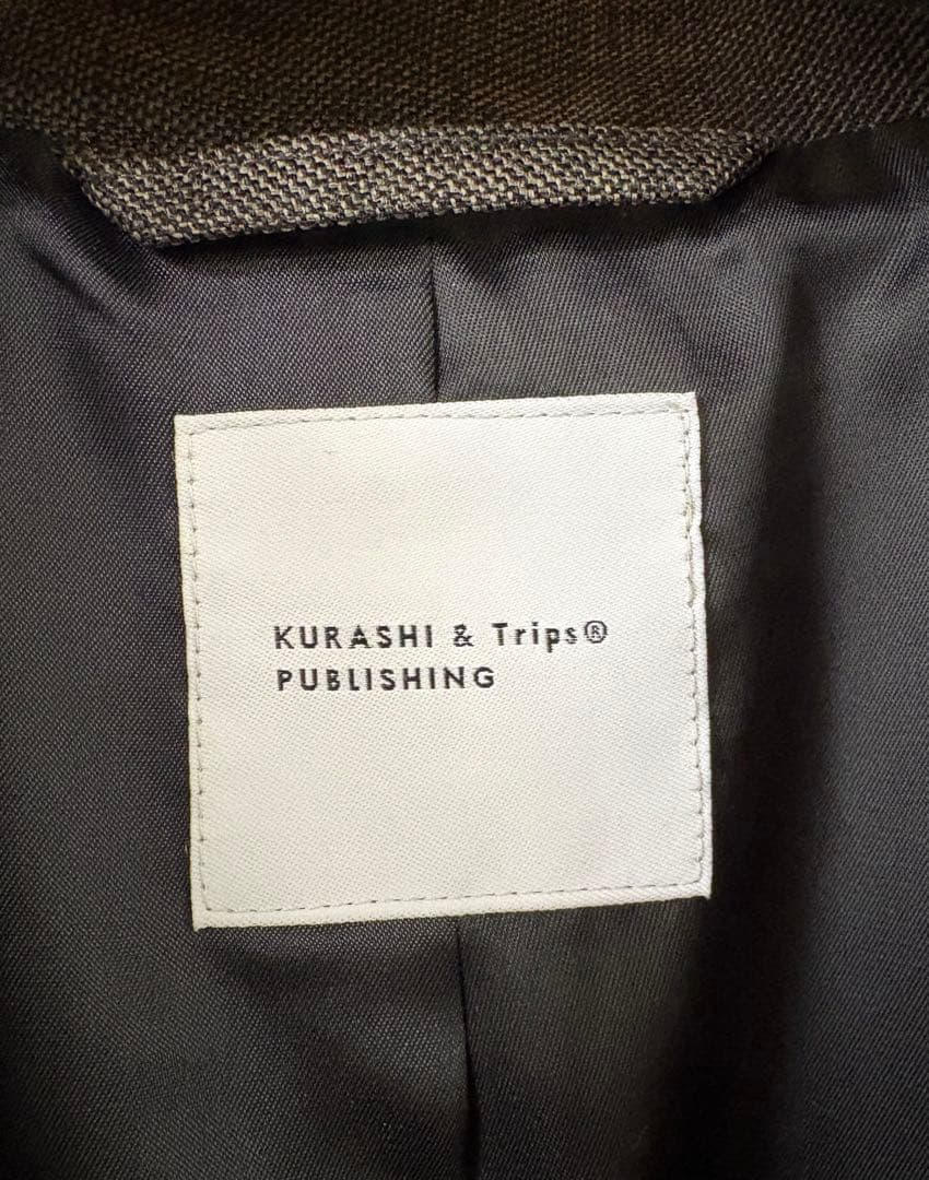 北欧、暮らしの道具店　大人のためのダブルジャケット / オリーブブラウン