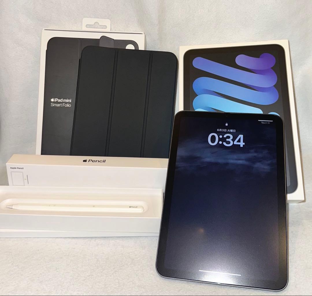 iPad mini6 Wi-Fi 64GB スペースグレイ＋付属品