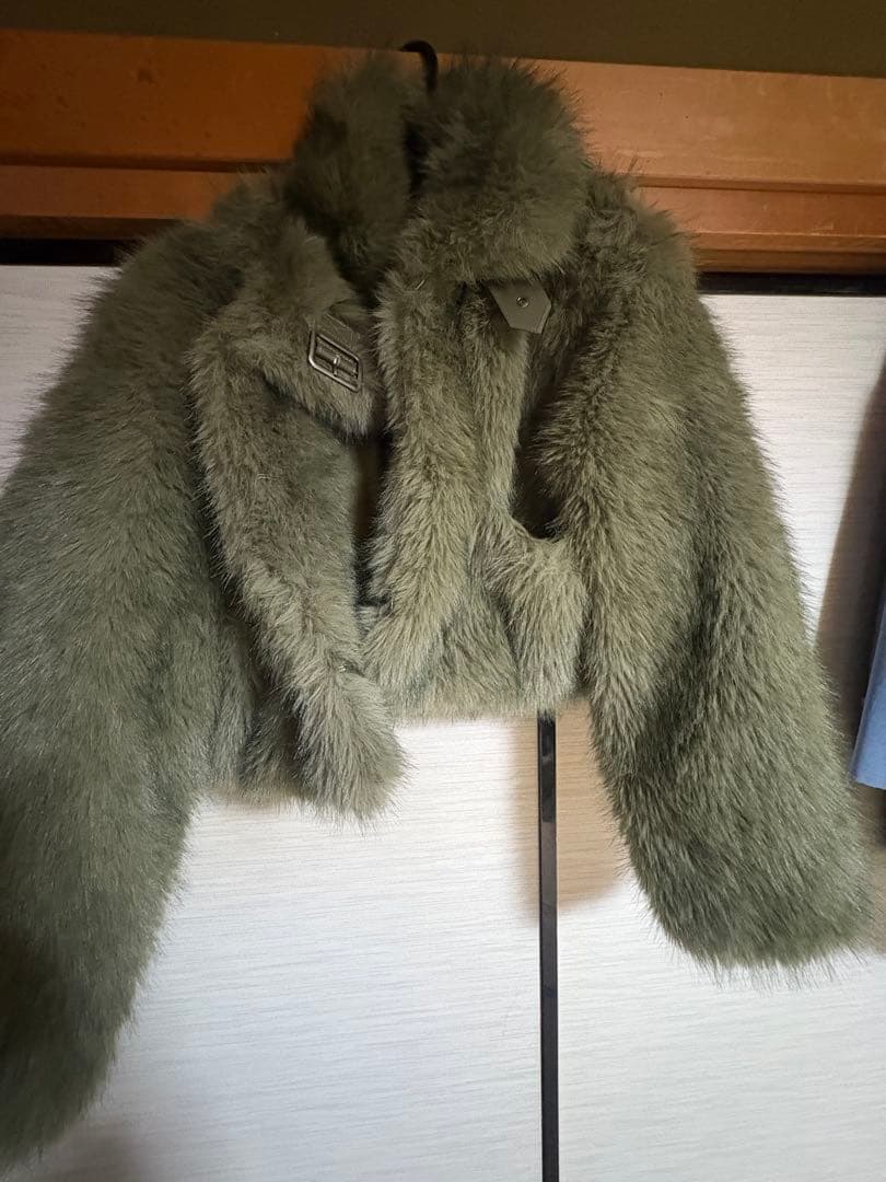 POCKET POINT FAUX FUR コート