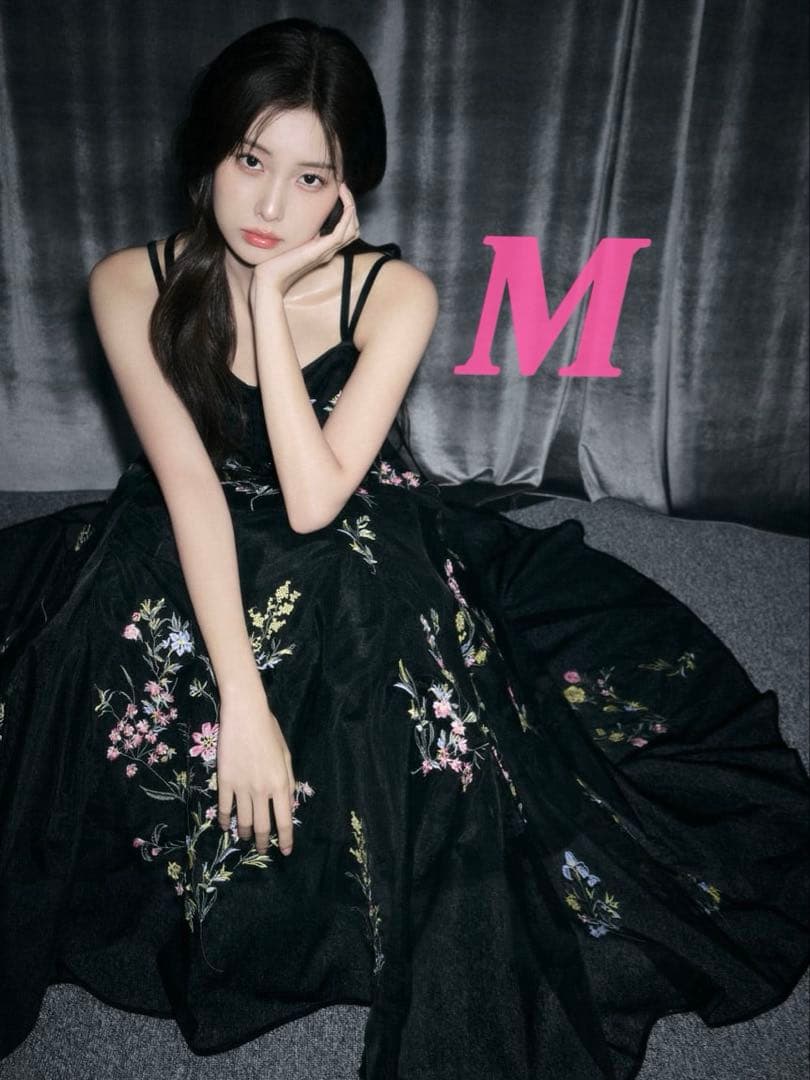 【完売/紙タグ付】Snidelエンブロイダリーチュールドレス【カンヘウォン着用】