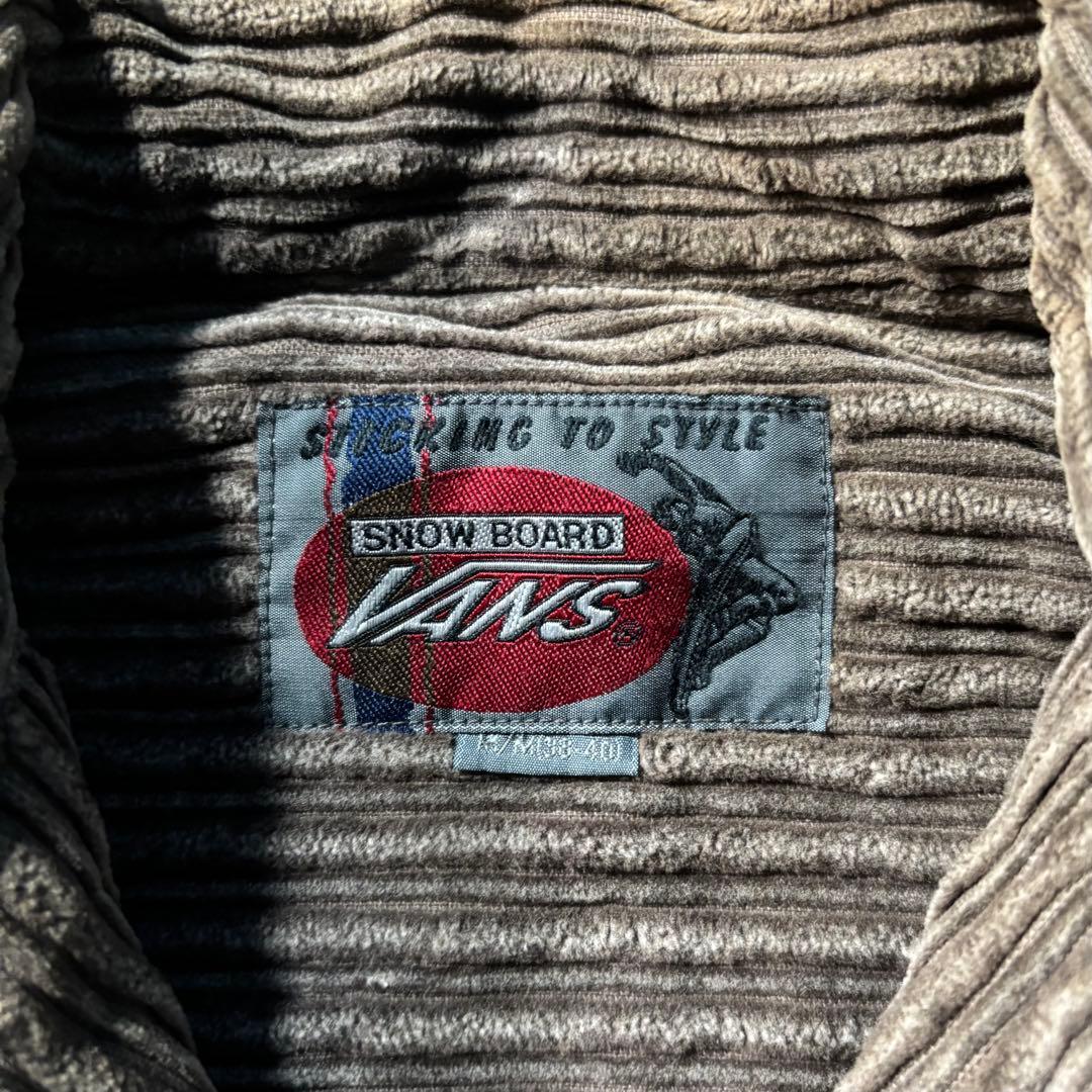 90s OLD VANS コーデュロイ ジャケット ボックスカット シャツ 長袖