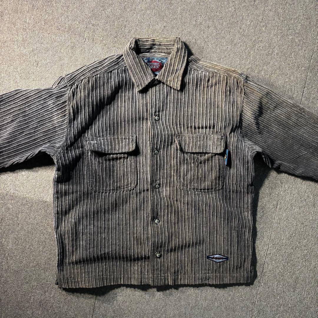 90s OLD VANS コーデュロイ ジャケット ボックスカット シャツ 長袖