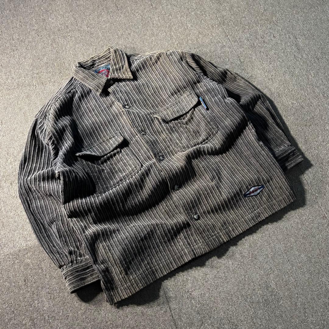 90s OLD VANS コーデュロイ ジャケット ボックスカット シャツ 長袖