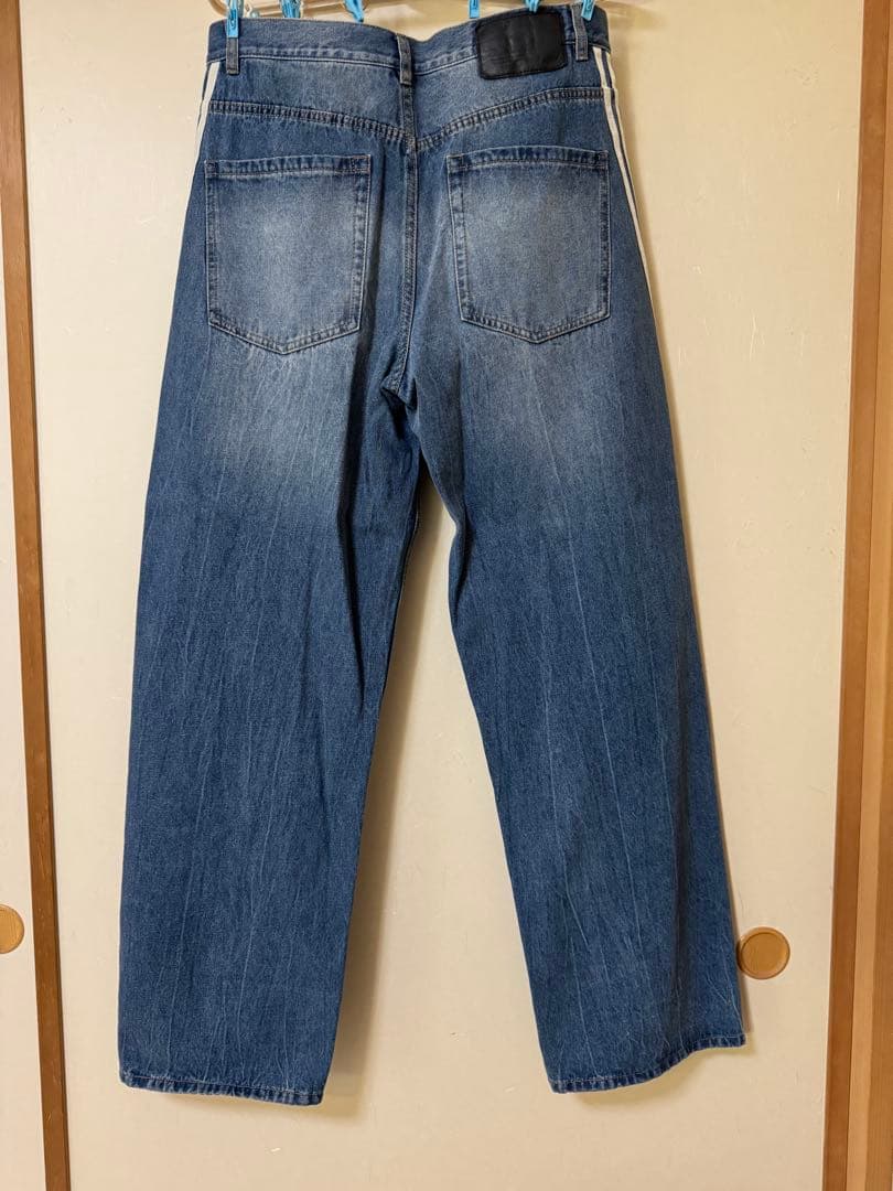 【adidas】ADILENIUM シーズン3 ルーズフィットデニムパンツ33