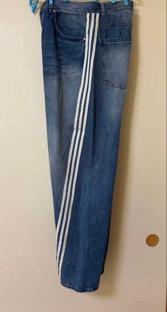 【adidas】ADILENIUM シーズン3 ルーズフィットデニムパンツ33