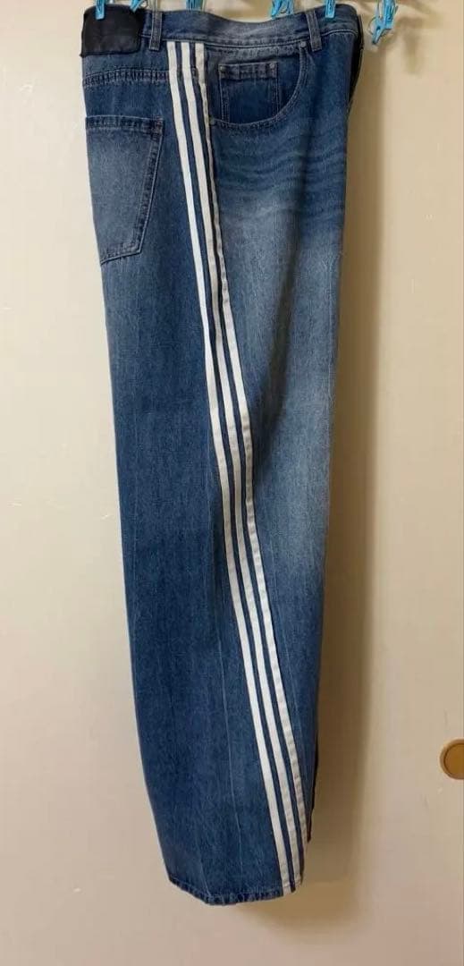 【adidas】ADILENIUM シーズン3 ルーズフィットデニムパンツ33