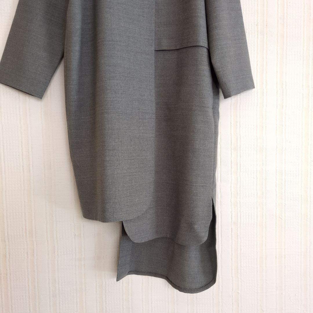 ENFOLD ウールアシンメトリーワンピース