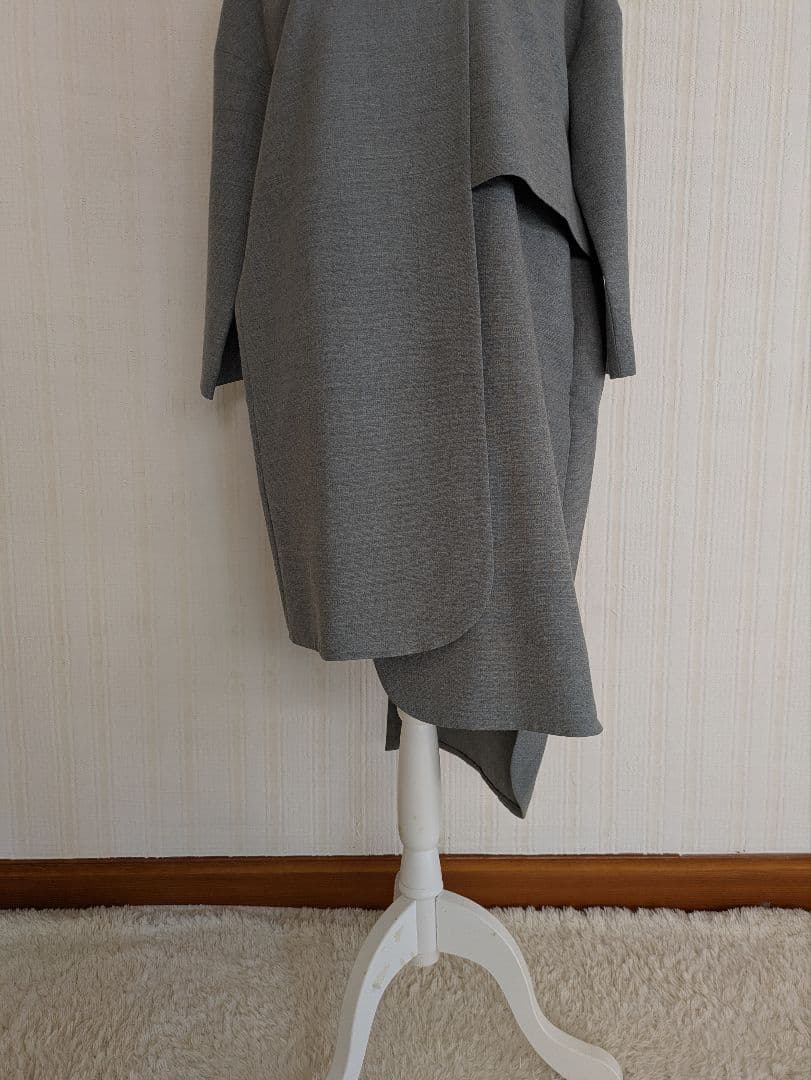 ENFOLD ウールアシンメトリーワンピース