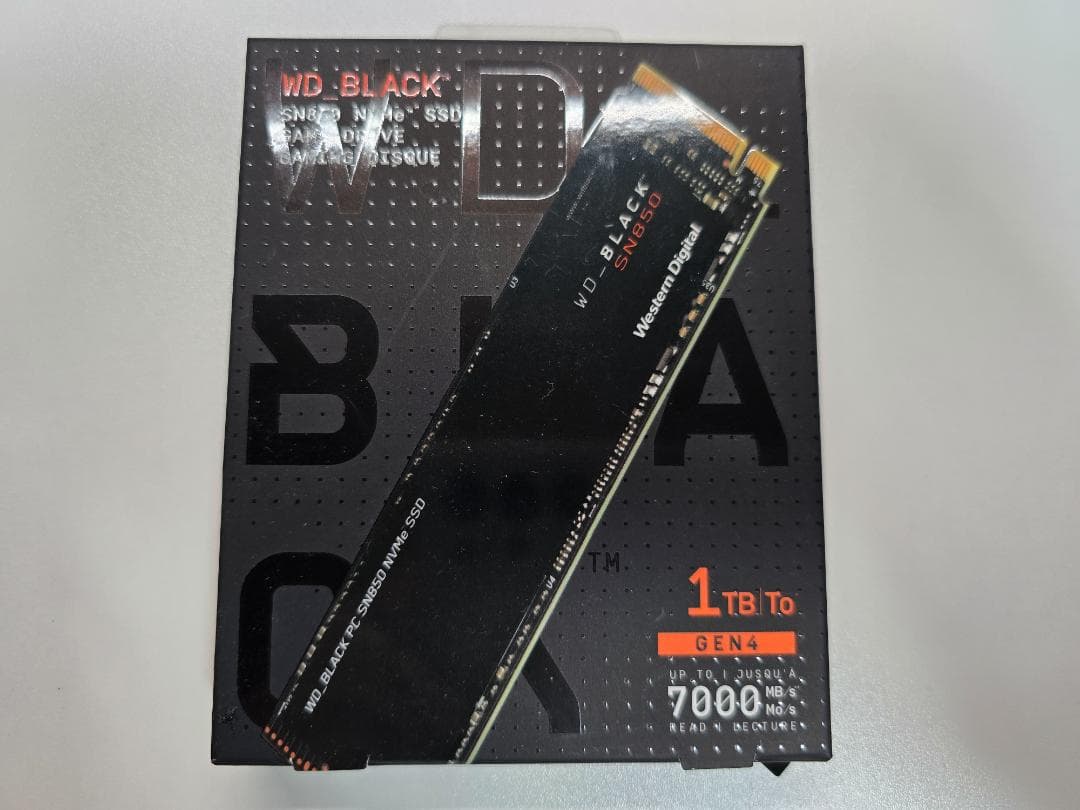 内蔵型SSD WD_BLACK SN850 1TB NVMe SSD