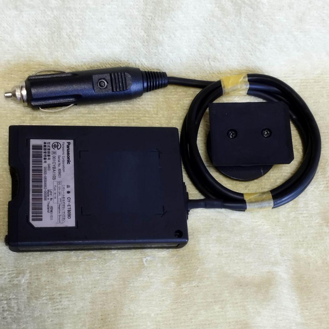 アンテナ一体型ETC パナソニック CY-ET809D シガープラグ加工