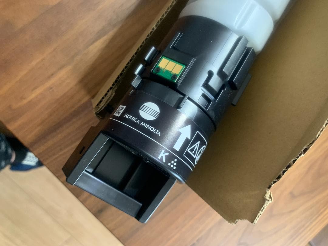 【新品未使用】コニカミノルタの純正トナーカートリッジ（ブラック）