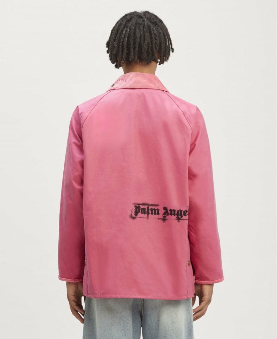 バブアー パームエンジェル　コラボ　ピンク ビデイル　ジャケット　メンズ　 L
