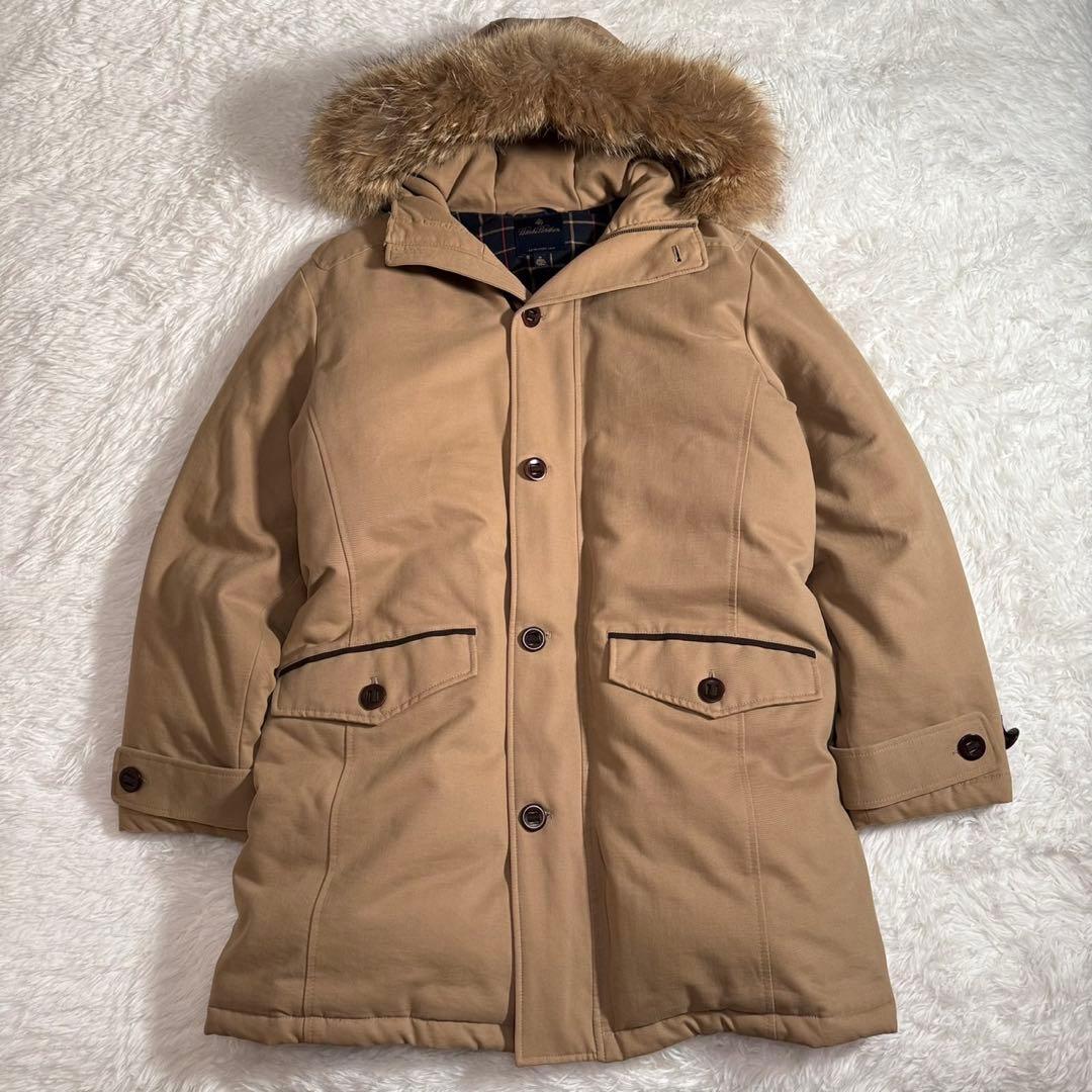 ブルックスブラザーズ ロロピアーナ ダウンコート コヨーテファー