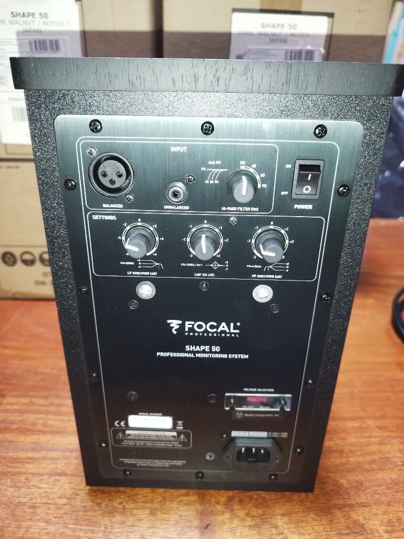 focal shape50　ペア　モニタースピーカー　shape　50