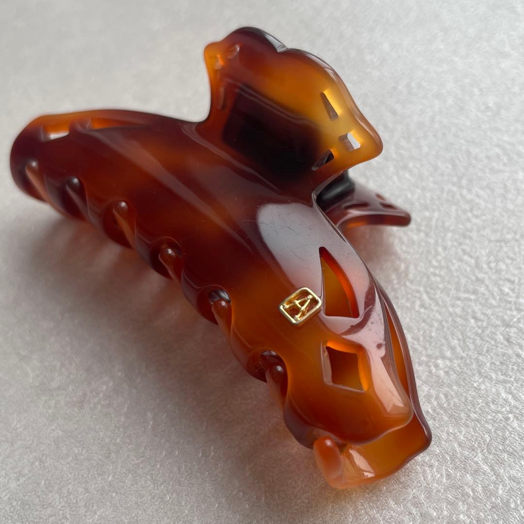 アレクサンドルドゥパリ べっ甲 ブラウン ヘアクリップ