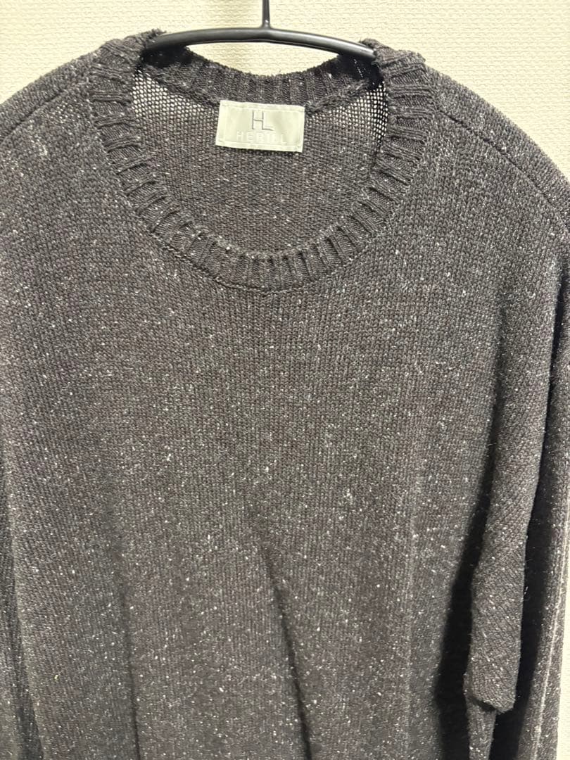 HERILL コットンシルクアメリカンデッドストックセーター
