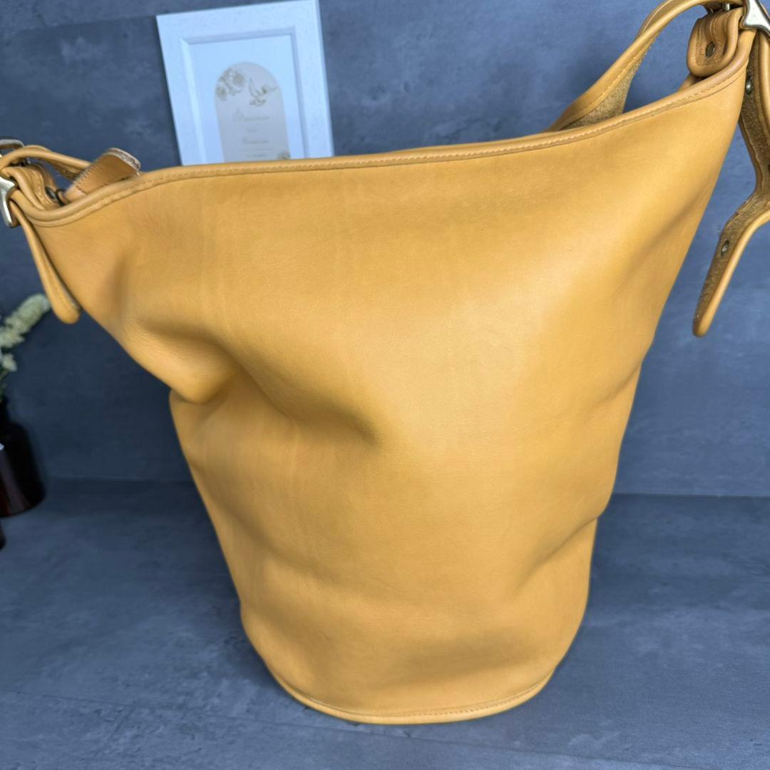 Vintage Coach XL Duffel Sac Yellow USA製