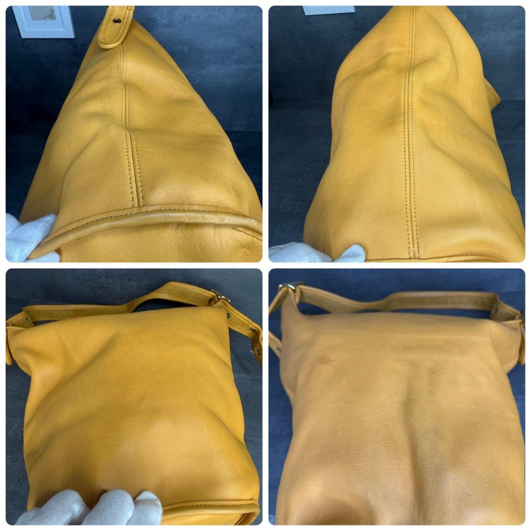 Vintage Coach XL Duffel Sac Yellow USA製