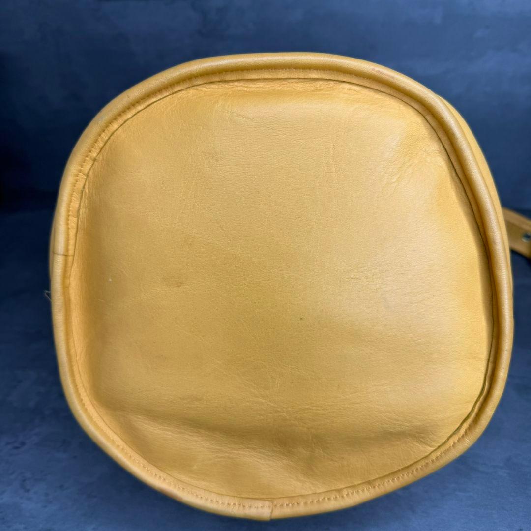 Vintage Coach XL Duffel Sac Yellow USA製