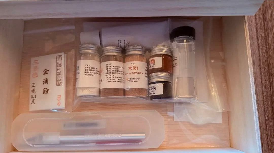 KINTSUGI 修復キット 木製ボックス入り