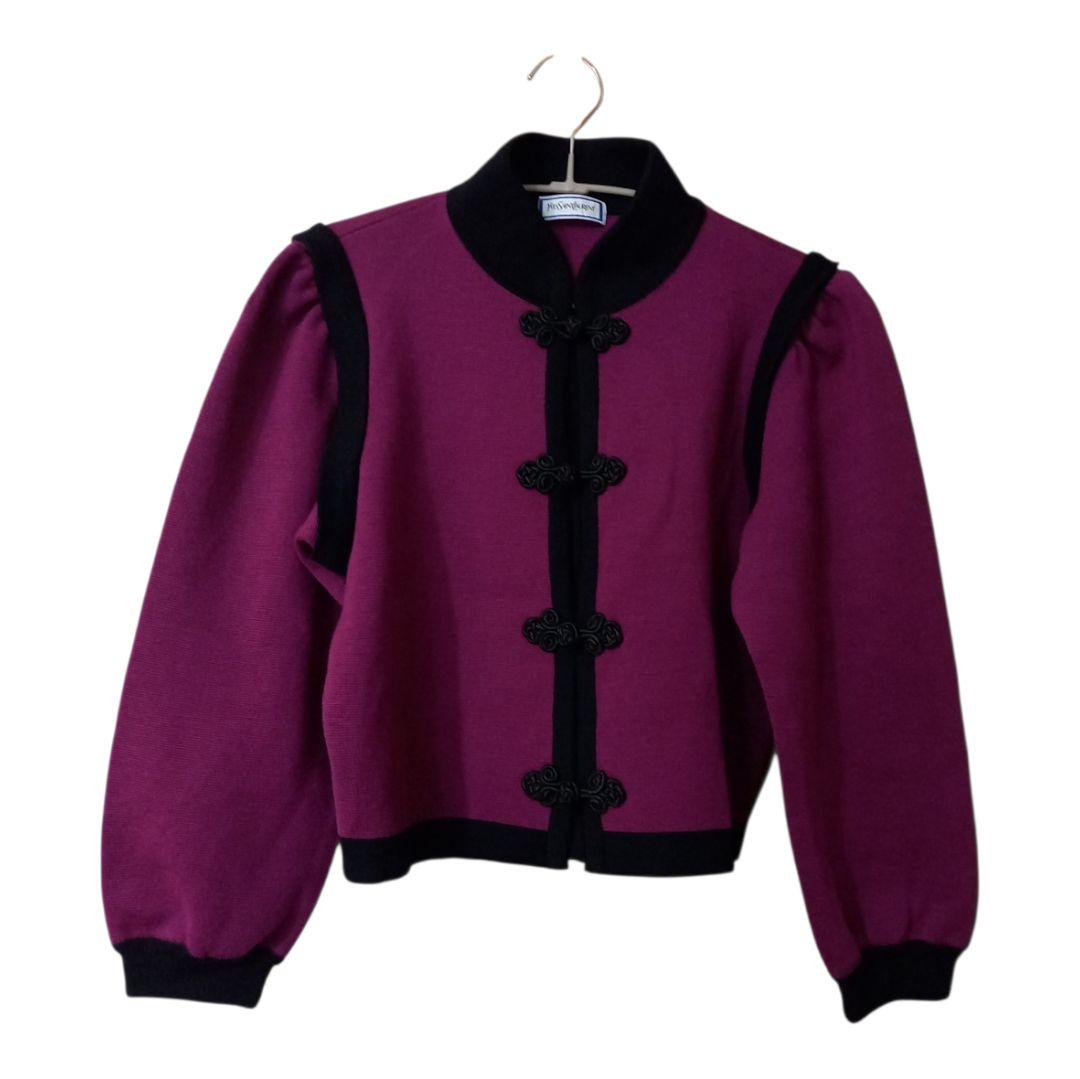 N*E様 Yves Saint Laurent パープルニット