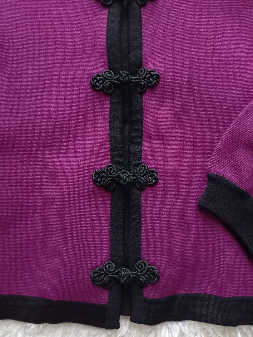 N*E様 Yves Saint Laurent パープルニット