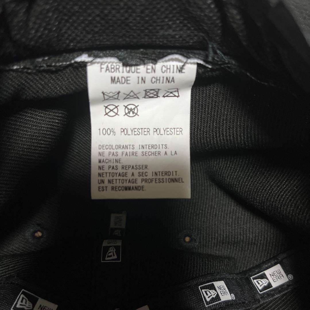 7 1/4Y's ニューエラフィッテド ロングブリムハット FW24 ブラック