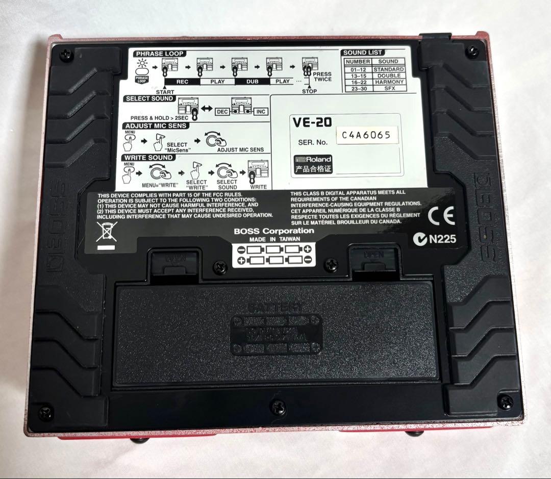 【動作確認済】BOSS ボーカルプロセッサー VE-20