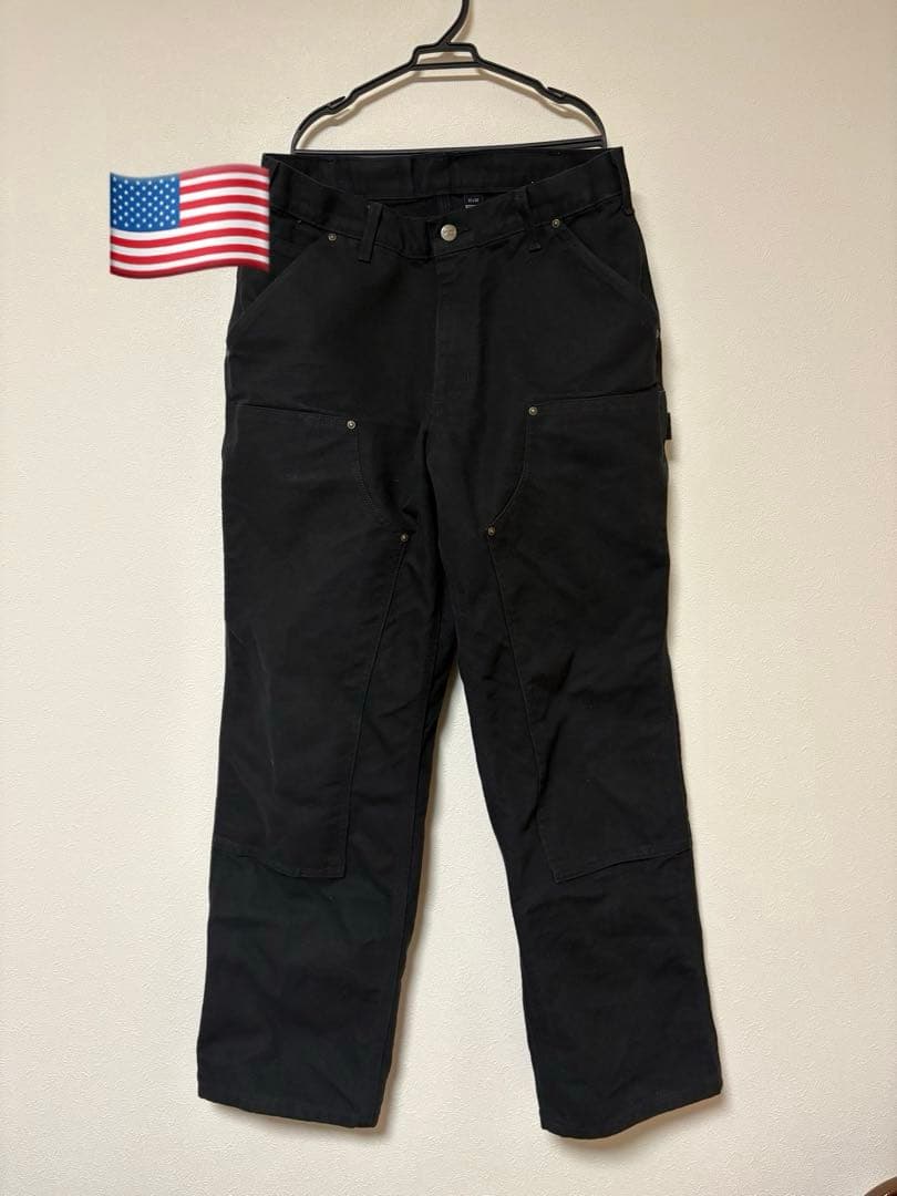 美品 B136 アメリカ製 carhartt ダブルニーペインターパンツ