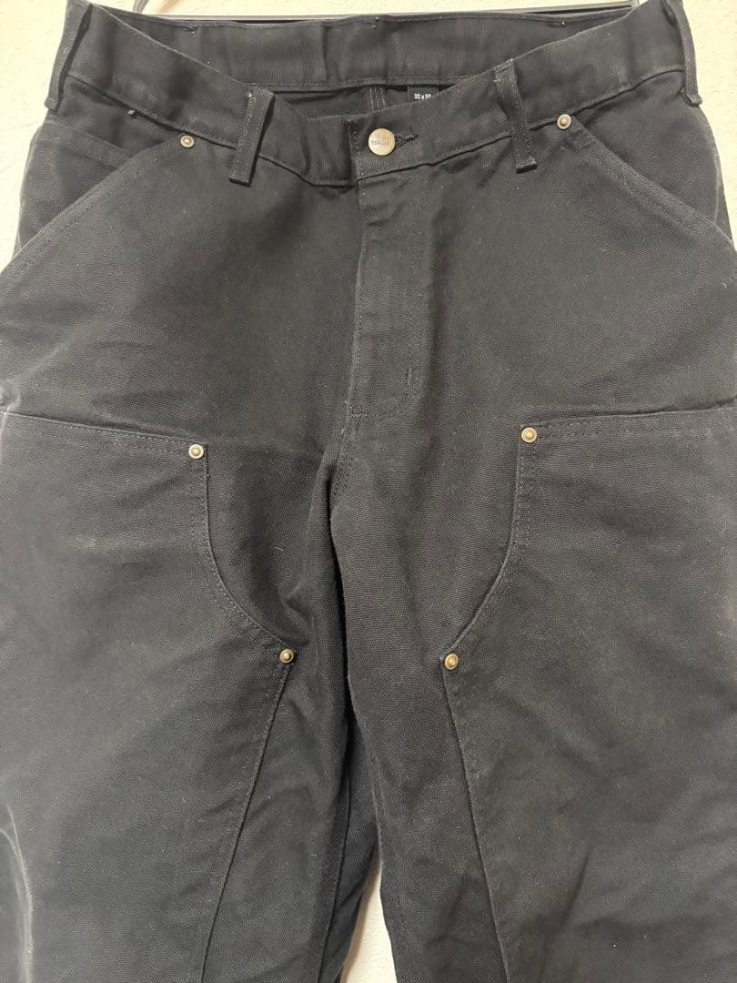 美品 B136 アメリカ製 carhartt ダブルニーペインターパンツ