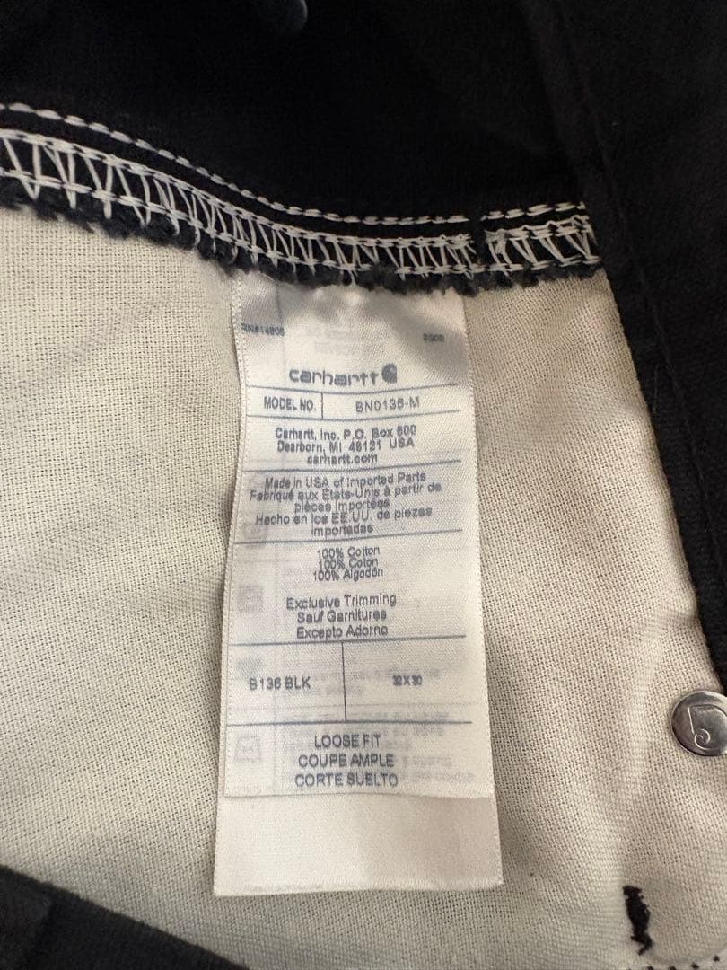 美品 B136 アメリカ製 carhartt ダブルニーペインターパンツ