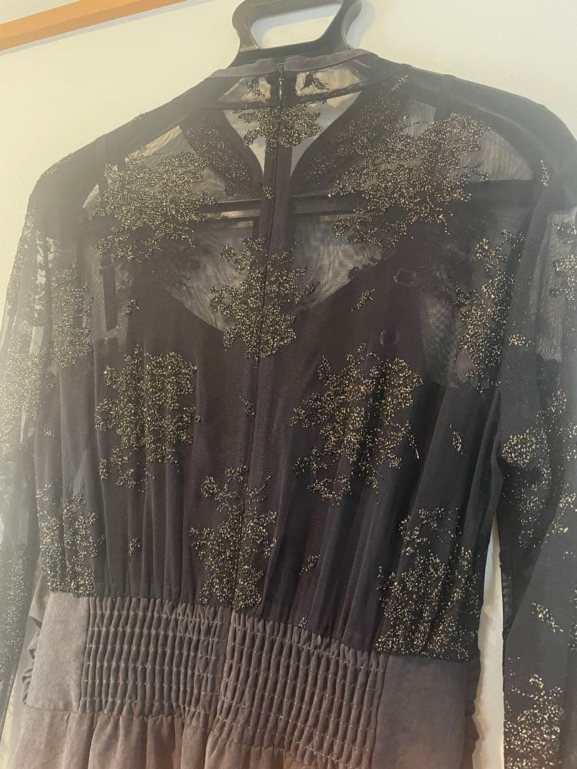 Ameri Vintage FLOWER LACE DRESS Sサイズ