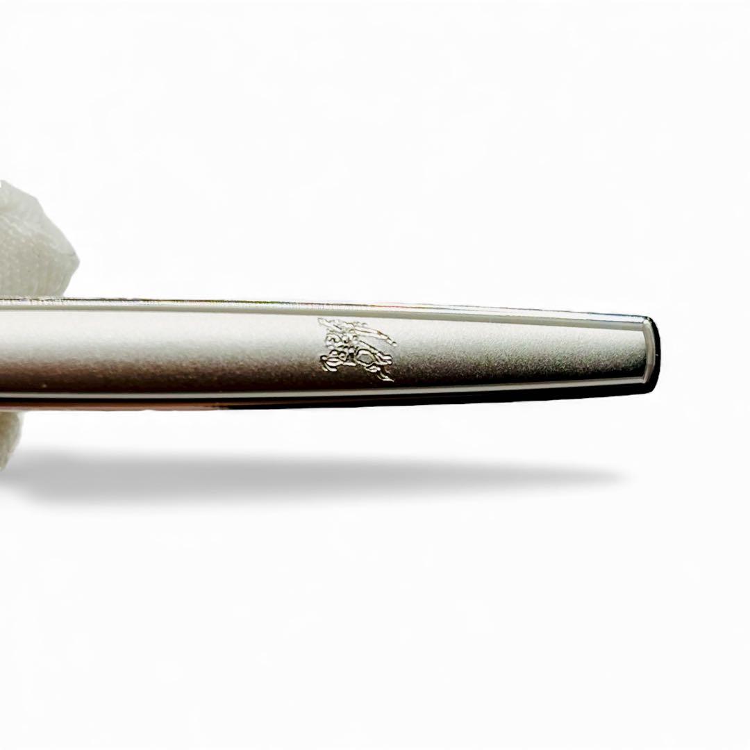 【美品】BURBERRY カフス＆ネクタイピン セット シルバー 高級アクセ