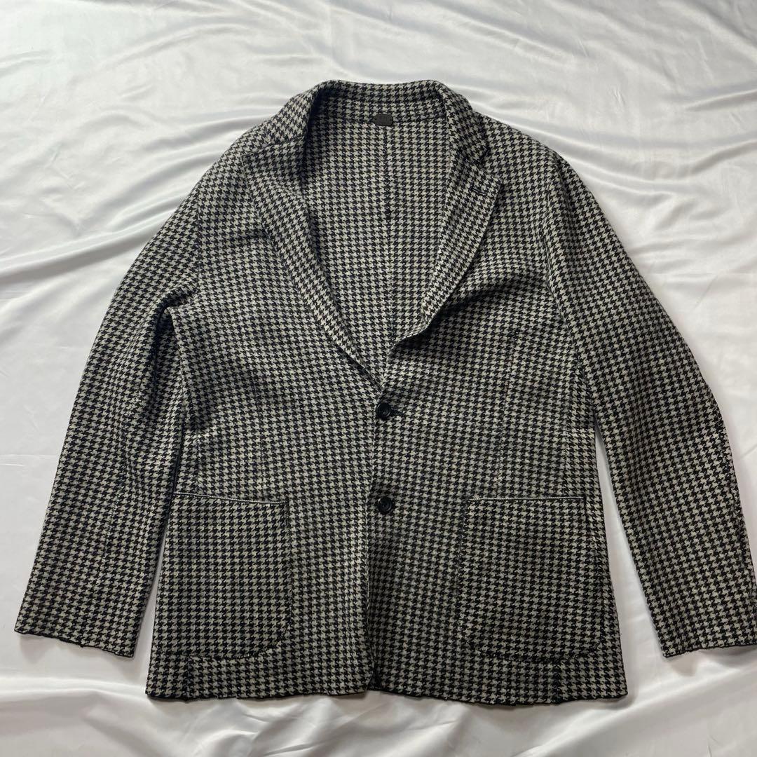 911japan Ropsario ニットジャケット&ベスト Lサイズ　千鳥柄