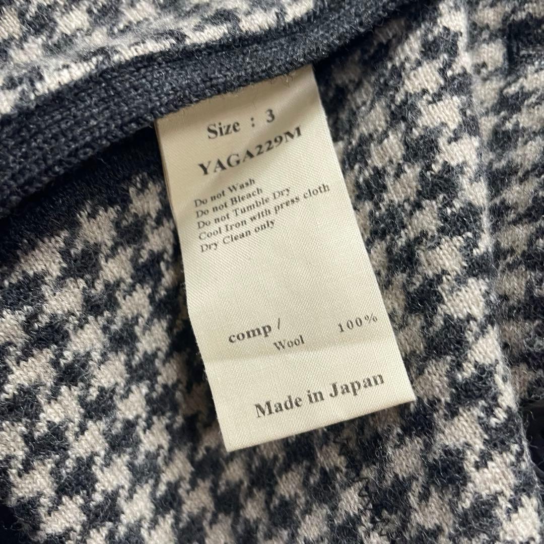 911japan Ropsario ニットジャケット&ベスト Lサイズ　千鳥柄